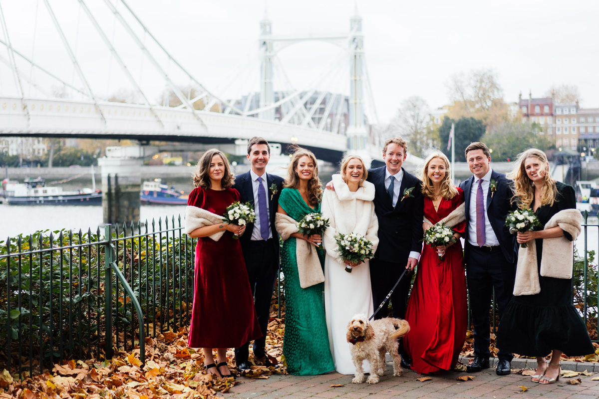 Chelsea Bridge Wedding Photos